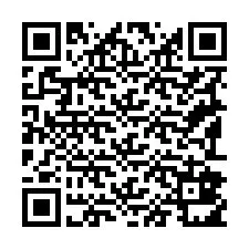 QR-koodi puhelinnumerolle +19192811821