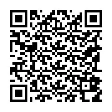 Código QR para número de teléfono +19192818863