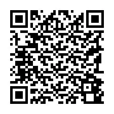 QR-код для номера телефона +19192840340