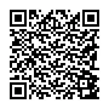 QR-Code für Telefonnummer +19192843336