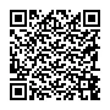 QR-code voor telefoonnummer +19192849042