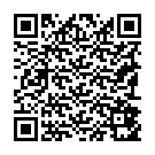 Codice QR per il numero di telefono +19192851985