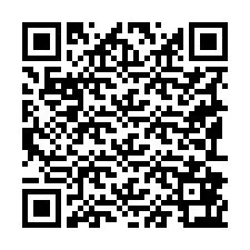 QR-koodi puhelinnumerolle +19192863136