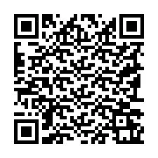 QR-code voor telefoonnummer +19193261398