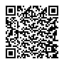 QR-koodi puhelinnumerolle +19193405334