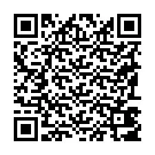 QR-koodi puhelinnumerolle +19193407156