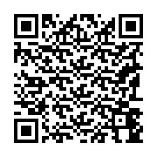 QR-code voor telefoonnummer +19193444355