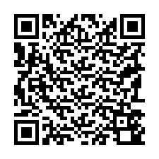 QR Code pour le numéro de téléphone +19193540250