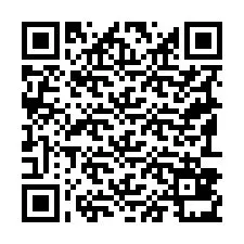 Código QR para número de telefone +19193831614