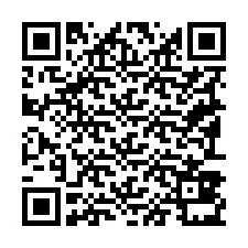 QR kód a telefonszámhoz +19193831929