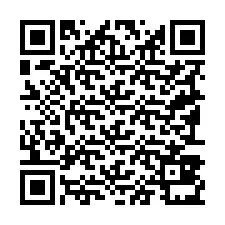 QR Code สำหรับหมายเลขโทรศัพท์ +19193831998