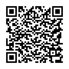 Código QR para número de telefone +19195136490