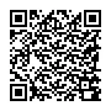 QR-koodi puhelinnumerolle +19195780496