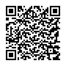 Código QR para número de telefone +19197216410