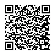 Código QR para número de teléfono +19204072743