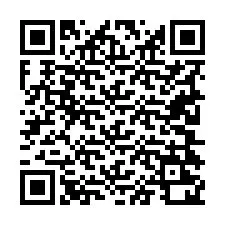 Código QR para número de teléfono +19204220437