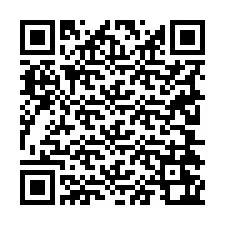 QR kód a telefonszámhoz +19204262822