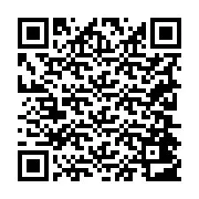 Código QR para número de telefone +19204403979