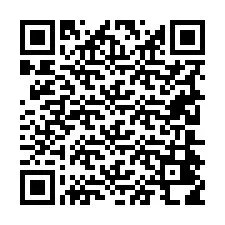 Código QR para número de teléfono +19204418057