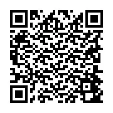 QR kód a telefonszámhoz +19204442646