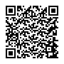 QR-kood telefoninumbri jaoks +19204443141