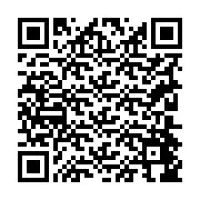 QR kód a telefonszámhoz +19204446651