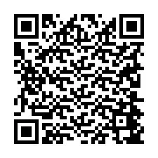 QR-code voor telefoonnummer +19204447192