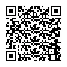 QR kód a telefonszámhoz +19204460382