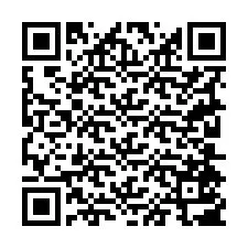 QR-koodi puhelinnumerolle +19204507994