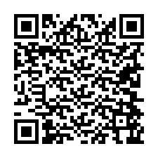 QR kód a telefonszámhoz +19204566237