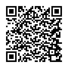 Codice QR per il numero di telefono +19204570271