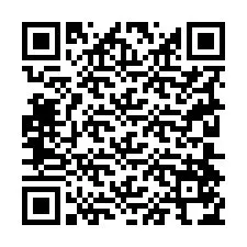 QR-koodi puhelinnumerolle +19204574610