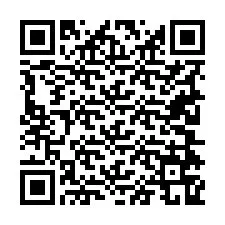 QR-koodi puhelinnumerolle +19204769437