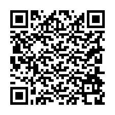 电话号码二维码 +19204928741