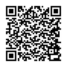 QR-код для номера телефона +19204932996