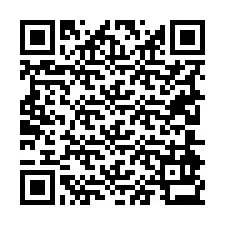 QR Code สำหรับหมายเลขโทรศัพท์ +19204933813