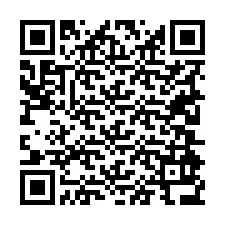 QR код за телефонен номер +19204936873