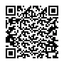 QR kód a telefonszámhoz +19204938391