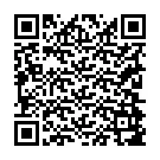 QR Code สำหรับหมายเลขโทรศัพท์ +19204987471