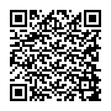 Código QR para número de teléfono +19204987472