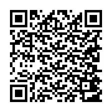 QR kód a telefonszámhoz +19205403276