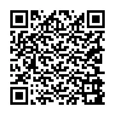 QR kód a telefonszámhoz +19205981829