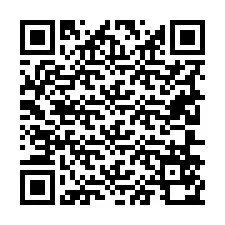 QR-koodi puhelinnumerolle +19206570607