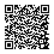 QR kód a telefonszámhoz +19206942126