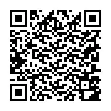 QR-koodi puhelinnumerolle +19207582515