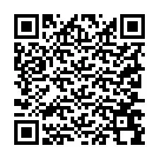 Código QR para número de teléfono +19207698798