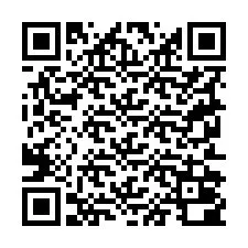 Código QR para número de teléfono +19252000010