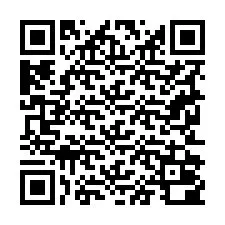 Código QR para número de teléfono +19252000025