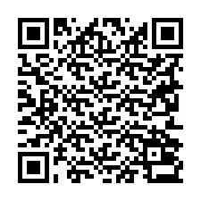 Código QR para número de telefone +19252033602