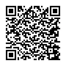 Código QR para número de telefone +19252043847